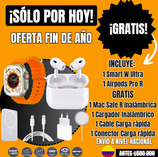 Mega Promo Reloj y Audifonos